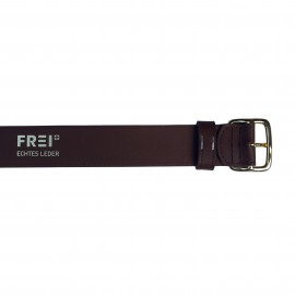 Ceinture pour officier en cuir  - cognac-brun