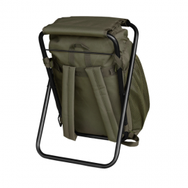 Sac à dos avec tabouret pliant - olive