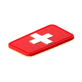 Badge en velcro - Swiss Flag Rubber Patch