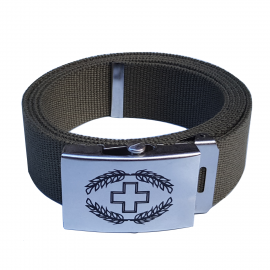 Ceinture avec logo suisse - olive