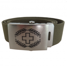 Ceinture avec logo suisse - olive