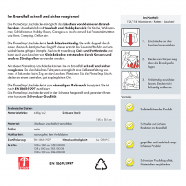 Feuerlöschdecke FlameStop125 - 100x125cm