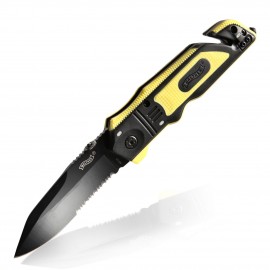 Walther - Couteau pliant Emergency Rescue Knife ERK - jaune