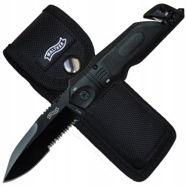 Walther - Couteau pliant Emergency Rescue Knife ERK - noir