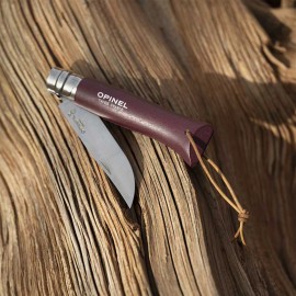 Opinel - N°8 Inox Baroudeur - Granat