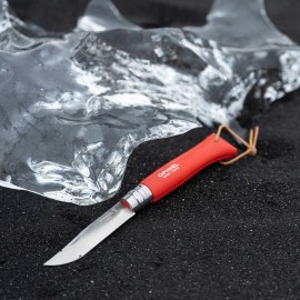 Opinel - N°8 Inox Baroudeur - rot