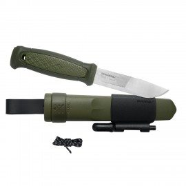 Morakniv - Kansbol mit Survival Kit - Stainless Steel - oliv