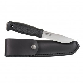 Morakniv - Gaberg avec étui en cuir - Stainless Steel - noir