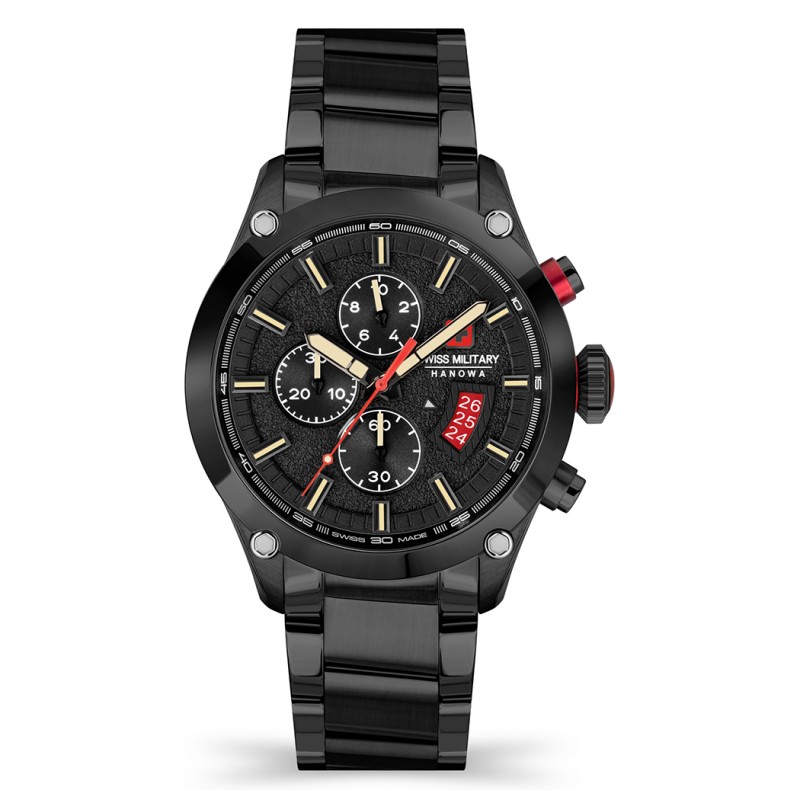 Swiss Military Hanowa - Blackbird Chrono - noir