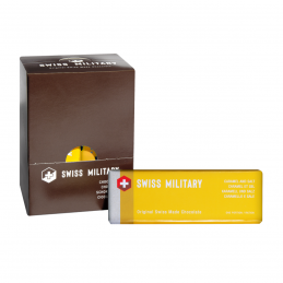 Swiss Military - Milchschokolade - Karamell und Salz - 180 x 50g