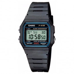 Casio - Digitaluhr F-91W - schwarz