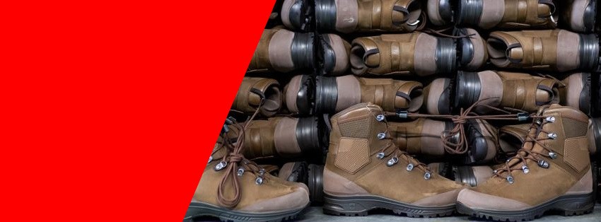 Bottes de combat de l'armée suisse